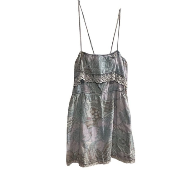 O'Neill Women's Floral Spaghetti Strap Dress Size M Multicolor Short - Picture 2 of 12